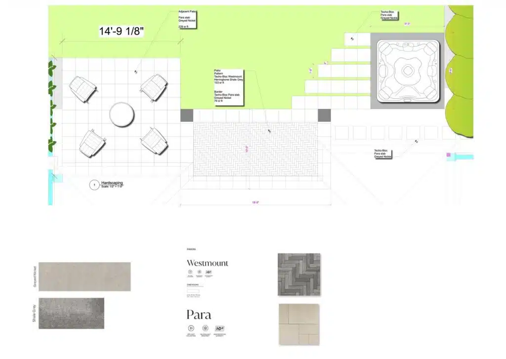 Draft design for Oaklawn project.